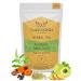 Teanourish Turmeric Amla Tulsi Herbal Tea |Caffeine-Free |Blended with Ginger Blueberry Cinnamon & Stevia |Improves Hair Growth Supports Immunity - 100g Turmeric Amla Tulsi 100g pack