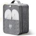 VITKSTAR Portable Travel Shoe Bag - Holds 3 Pairs | Grey Shoe Storage Bag - Buy Online on GoSupps.com