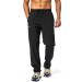 Pudolla Men's Black Running Pants with Zipper Pockets - Size Large - Buy Online on GoSupps.com