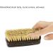 PATIKIL Bristle Shoes Brush Handheld Polish Daubers for Leather Boots Cloth Brown - Buy Online on GoSupps.com
