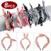 Flofia 8 Stk Vintage Hair Reifen f r Frauen - Retro Bowknot Haarband & Haarschmuck f r M dchen | Internationaler Versand - Buy Online on GoSupps.com
