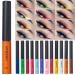 Maydear Matte Liquid Eyeliner Set  12 Colors Matte Waterproof Highly Pigmented Eye Liner Pencil