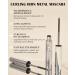 Washable Metal Rod Mascara Black Waterproof Tubing Mascara Volume and Length 3D Skinny Curling Iron Wand Mascara Long Lasting Smudge-Proof Non Clumping Lengthening Fiber Lash Mascara Makeup for Women - Buy Online on GoSupps.com
