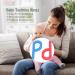 2pcs P Shape Silicone Teething Toy for 3 Month Babies - Sensory Chew Tube (Type 1) - Buy Online on GoSupps.com