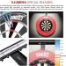 ONE80 ILLUMINA Dartboard Lighting System - Natural Sunlight Effect, Minimum Shadow Design - Dartboard and Surround Not Included - Buy Online on GoSupps.com