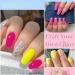 Tonitu 6 Pcs Non-Toxic Eco Nail Polish Kit - Glossy Pastel Colors: Pink Yellow Blue Red Glitter and Nude (42ml) - International Shipping Available! - Buy Online on GoSupps.com