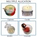 100ml Crystal Nail Dappen Dish with Lid - Laser Color | Acrylic Liquid & Powder Holder for Nail Art - Buy Online on GoSupps.com