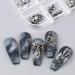 RUNRAYAY 28pcs 3D Halloween Nail Charms Cross Chrome Metal Nail Art Charm Vintage Gothic Retro Punk Skulls Mixed for Manicure Craft DIY Nail Art Decoration Accessories with a Box - Buy Online on GoSupps.com