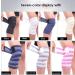 Dexlary Breathable Knee Wraps Bandage Compression Sleeve Brace for Pain Relief - 1 Pair Black - Buy Online on GoSupps.com