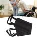 Natudeco Black Transfer Belt - Double Handle Breathable Oxford Fabric Ideal for Patient Lifting & Elderly Care - Buy Online on GoSupps.com