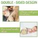 7pcs Wooden Baby Monthly Milestone Cards | Double Sided Newborn Welcome Sign | Baby Milestone Stickers for Boy and Girl - Buy Online on GoSupps.com