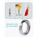 Facikono 250pcs Stainless Steel Fishing Split Rings Assortment Kit - Double Flat Wire Snap Ring for Lure Tackle Connector - Buy Online on GoSupps.com