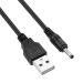 USB DC Charging Cord 5ft Black (2-Pack) for Fairywill Dnsly Vekkia Gloridea Electric Toothbrush - Buy Online on GoSupps.com