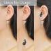 Chendalize Noise Reducing Earplug Earrings - Stylish Ear Plug Holder for Women Perfect for Concerts & Noise Cancelling Silver - Buy Online on GoSupps.com