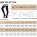 Zmerch Knee High Compression Stockings 23-32 mmHg | Unisex Class 2 Pressure Socks for Varicose Veins | XXL Black Calf Sleeves - Buy Online on GoSupps.com