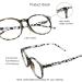 Blue Light Blocking Glasses for Women/Men - Anti Eyestrain, Computer Reading, Stylish Oval Frame - Anti Glare | Leopard & Tortoise - Buy Online on GoSupps.com