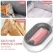 4-in-1 Pet Hair Cleaning Brush - Self-Cleaning Cat Comb with Water Tank & Wipes - Short Pink - Buy Online on GoSupps.com