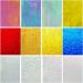 Lanyani 12 Sheets Iridescent Stained Glass Cathedral Art Packs for Mosaic Craft - Assorted Clear, Opaque, and Colored Transparent Mix - Buy Online on GoSupps.com