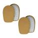 Lenzen 2 pairs of leather heel pads I heel cushions size 41/43 (pack of 4)