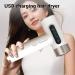300W Hair Dryer 9 Wind Speeds USB Fast Drying Travel Hair Dryer 100000RPM Low Noise Blow Dryer with Nozzle for Drying Styling Flexibility - Buy Online on GoSupps.com