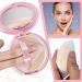 Patelai 2 Pcs Reusable Triangle Powder Puff Set | Soft Makeup Sponge with Strap | Ideal for Loose Powder and Foundation | Wet and Dry Application | White Nude - Buy Online on GoSupps.com