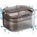 Bexdug Denture Bath | Stylish Removable Mouth Guard Container & Tooth Storage Box - Black - Buy Online on GoSupps.com