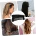 Beavorty 2pi ces Peigne De Massage Corne De B uf Naturelle Outil Multifonctionnel Pour Massage Du Chevelu Pour Hommes Et Femmes La Casse Des Cheveux Et Apaise Le 11x6.5cmx2pcs noirx2pcs - Buy Online on GoSupps.com
