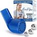 Lung Exerciser Acapell Flutter Valve Device Mucus Clearance and Lung Expansion Device Breathing Trainer for Lung Recovery | Natural Expiratory Exerciser Dark Blue-e