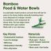 Beco Cat Bowl - Eco Friendly and Dishwasher Safe Bamboo Food and Water Bowl - Natural Natural 1 Count (Pack of 1) - Buy Online on GoSupps.com