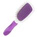 Stainless Steel Grooming Brush For Dogs - Ever Gentle Slicker Brush With Rubber Handle And Hook