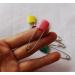 100 Colorful Big 2 1/8 Inch Infant Safety Pins - Stainless Steel Diaper Pins for Baby Kids - Buy Online on GoSupps.com