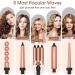 5 in 1 Hair Curling Iron Set - Interchangeable Wands Fast Heat Up Adjustable Temp Includes Gloves & Clips - Perfect Curly Hairstyle - Buy Online on GoSupps.com