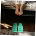 MAGICLULU 2 Pairs Slippers Quick Drying Shower Slippers Green Home Indoor Slippers Non Dorm Shoes Gym Foot Spa Soak Tub Shower Footware Massaging Travel Pvc Household Plastic Barrel 23x9cm 6x3pcs Greenx3pcs - Buy Online on GoSupps.com