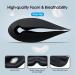 3D Contoured Cup Sleep Eye Mask for Men and Women - Adjustable, Breathable, and Soft - Ideal for Sleep, Travel, and Nap - Black (1 Count) - Buy Online on GoSupps.com