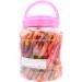 Vmart ABC Funny Hippo Assorted Fruit Flavour Jelly Straws 1kg Jar - TikTok Sweets - Buy Online on GoSupps.com