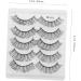 5 Pairs Dense False Eyelash Eyelashes Natural Look False Lashes Natural Eyelash Natural Look Fake Eyelash for Women Fluffy Eyelash Lash Extensions Supplies Imitation Miss Girl - Buy Online on GoSupps.com