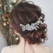 Rhinestone Hair Side Comb Shining Hair Barrettes Wedding Hair Comb Crystal Hair Accessories Bridal Head Pieces for Women and Girls