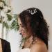 FOMIYES Hair Comb Rhinestone Wedding Hair Comb Leaf Hair Comb Decor Wedding Hair Accessory - Buy Online on GoSupps.com