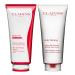 Clarins Body Fit Active Gel-Cream and Extra-Firming Anti Aging Body Cream Bundle | Targets Cellulite | Visibly Tightens and Hydrates | All Skin Types