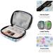 Naanle Watercolor Floral Cats Pill Box - 7 Day Travel Organizer | Compact Vitamin & Supplement Holder - Buy Online on GoSupps.com