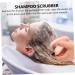 Tovinanna Silicone Massage Comb & Shampoo Washer - Scalp Massager Brush for Hair Care | 9.4x7cm Pink - Buy Online on GoSupps.com