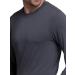 Work Wear Professionals Men's Underscrub T-Shirt - Long Sleeve, Crew Neck, Large Pewter | WW700 - Buy Online on GoSupps.com