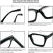 Buy DXYXYO 2.0 Reading Glasses - Women's Blue Light Blocking Oversized Rectangle Readers - 3 Pack Retro Fashion - Square Black Leopard Blue - Buy Online on GoSupps.com