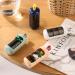 Jingyi Blue Pill Box - Compact Dose Organizer for Vitamins & Medications | Cherry Blossom Powder Design | Perfect for On-the-Go - Buy Online on GoSupps.com