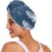 Fishes Undersea Hair Towel 2 Pack | Super Absorbent Quick Dry Hair Turbans for Women & Girls - Buy Online on GoSupps.com