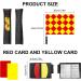 Inonix Soccer Referee Flag Set with Red Yellow Cards, Notebook, Pencil & Whistles - Coach Style 1 - Buy Online on GoSupps.com