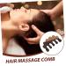 Wooden Massage Comb for Scalp - Wide Tooth Hair Comb for Relaxation & Wellness | Healeved | 10.00x5.50x2.00cm - Buy Online on GoSupps.com