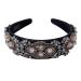 QIANXUAN Rhinestone Headband - Crystal Beaded Embellished Hair Accessory for Women - Buy Online on GoSupps.com