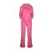 Yasumond Velour Tracksuit Womens 2 Pieces Joggers Outfits Jogging Sweatsuits Set Soft Sports Sweat Suits Pants Coral Small