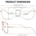 Buy Zeelool Aviator Blue Light Blocking Reading Glasses for Men & Women Nayeli ZTX898397 - Anti-Reflective Crystal 2.5x - International Shipping Available - Buy Online on GoSupps.com